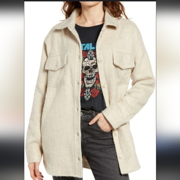 Thread & Supply Jackets & Blazers - Women's Cream Jacket Shacket